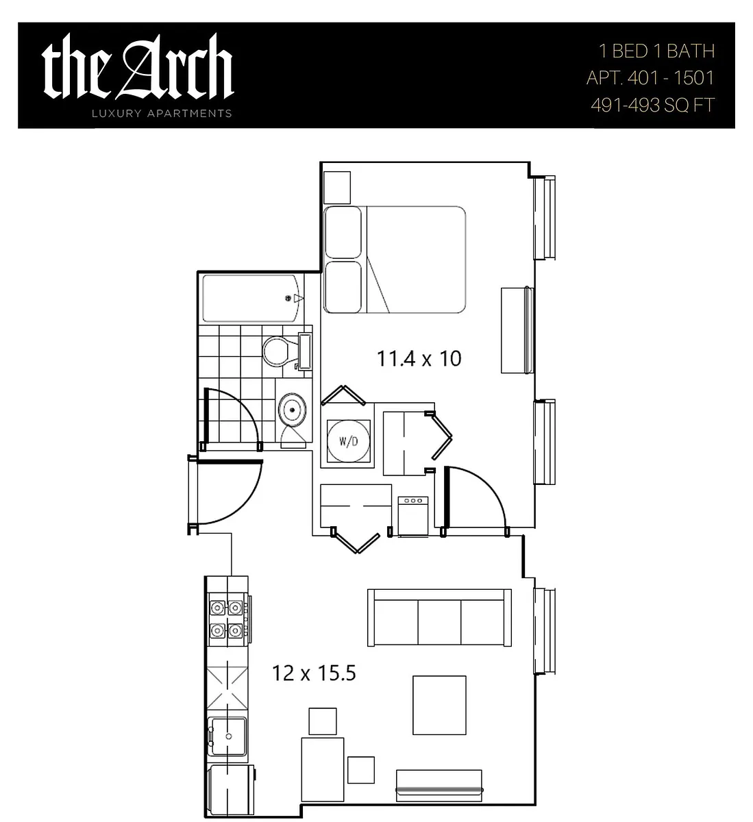 Floor plan A1D