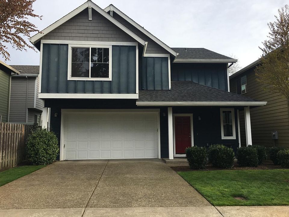 Two-car garage, covered patio with ample space