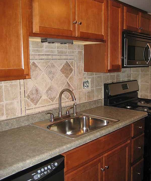 Kitchen with stainless steel appliances