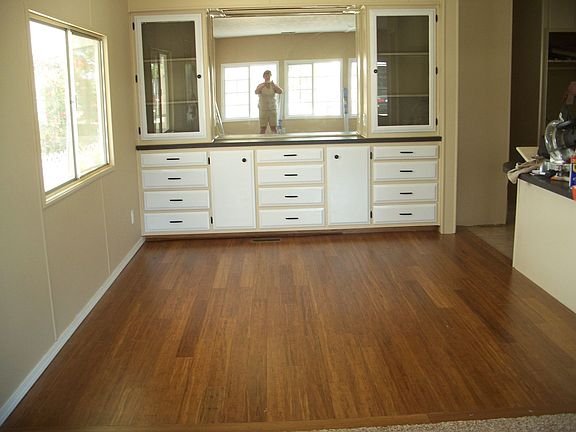 dining room-wood floors