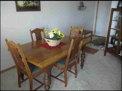 Dining room and front entry