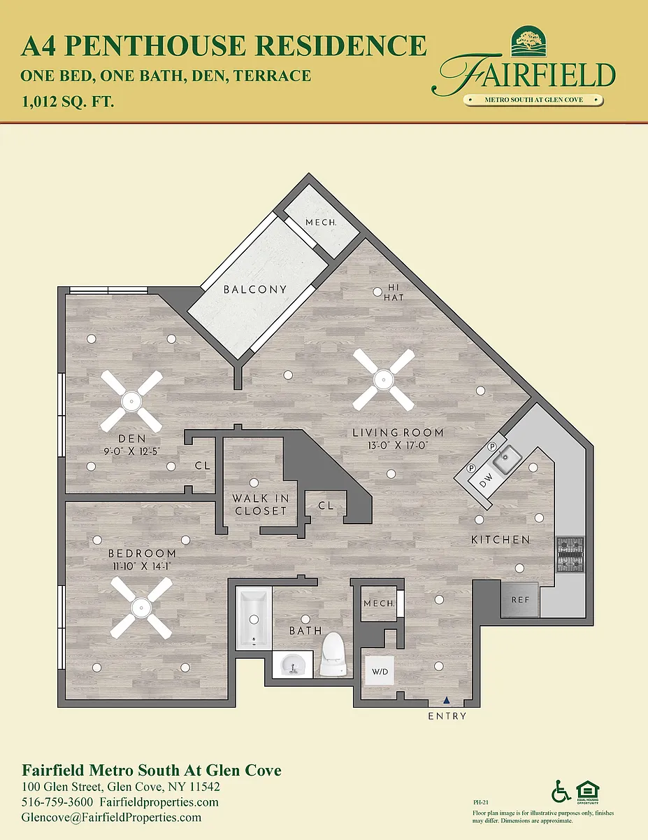 Floor plan PHA4 South Residence