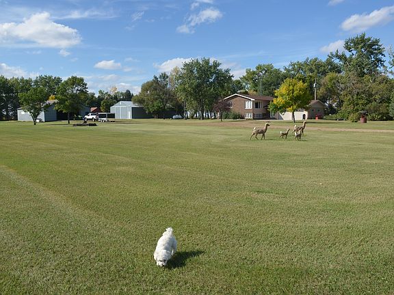 Sw corner of property 