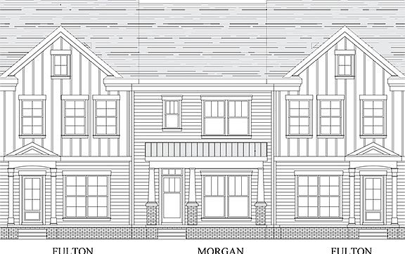 Sugarland, Fulton and Morgan Townhomes at Burkitt Ridge