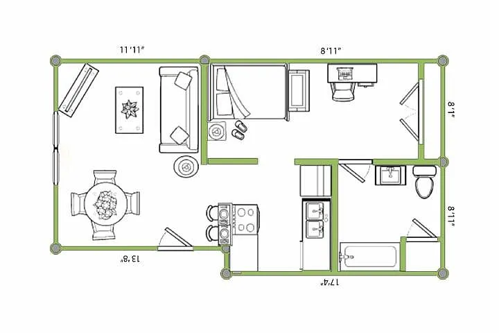 Floor plan A1