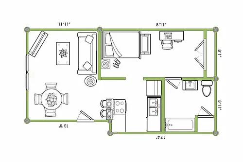 Floor plan A1