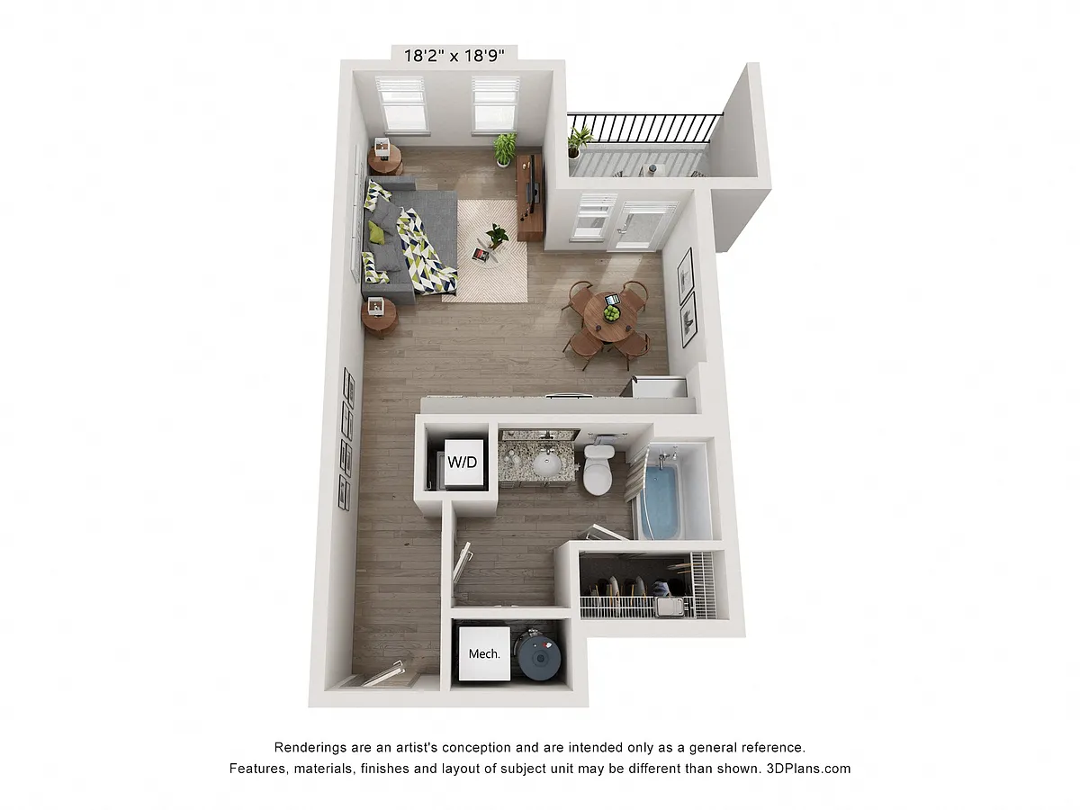 Floor plan Studio