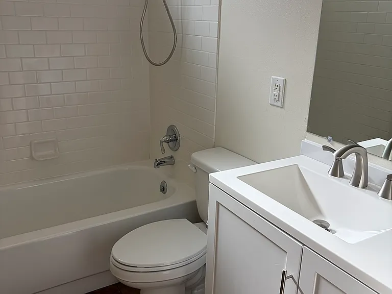 Hall bath, newly remodeled