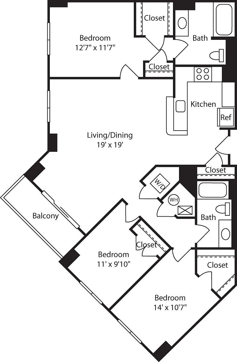 Floor plan D1