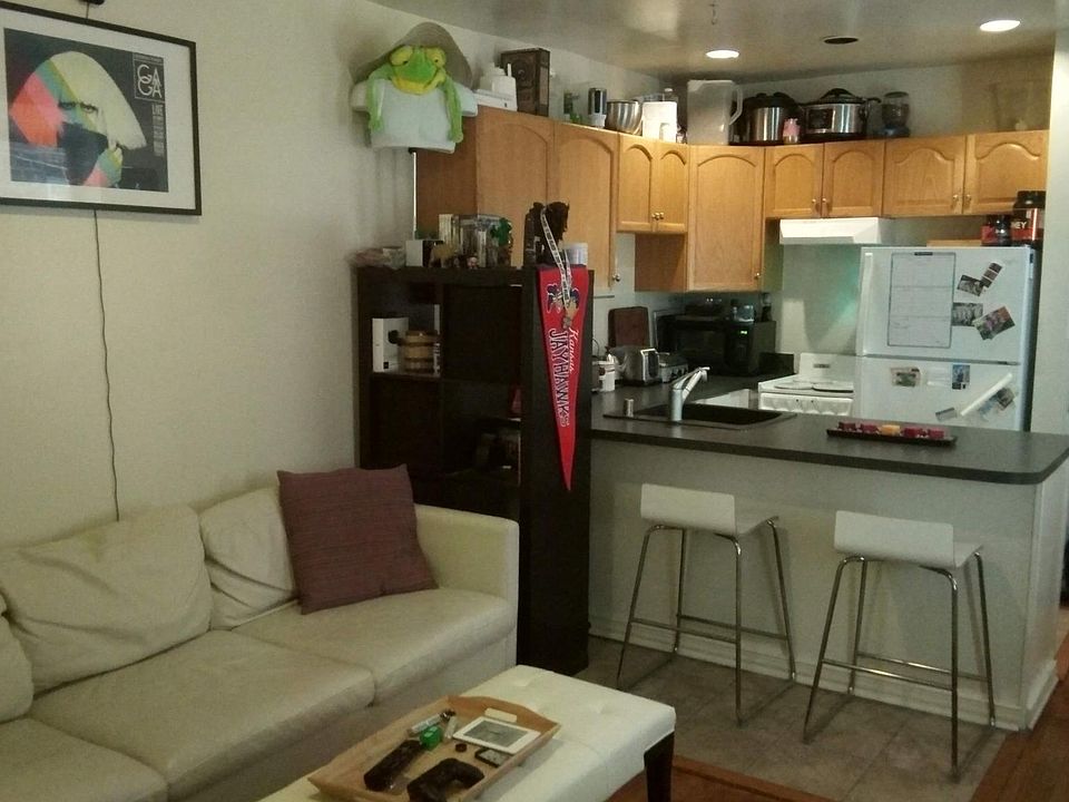 Living room and kitchen