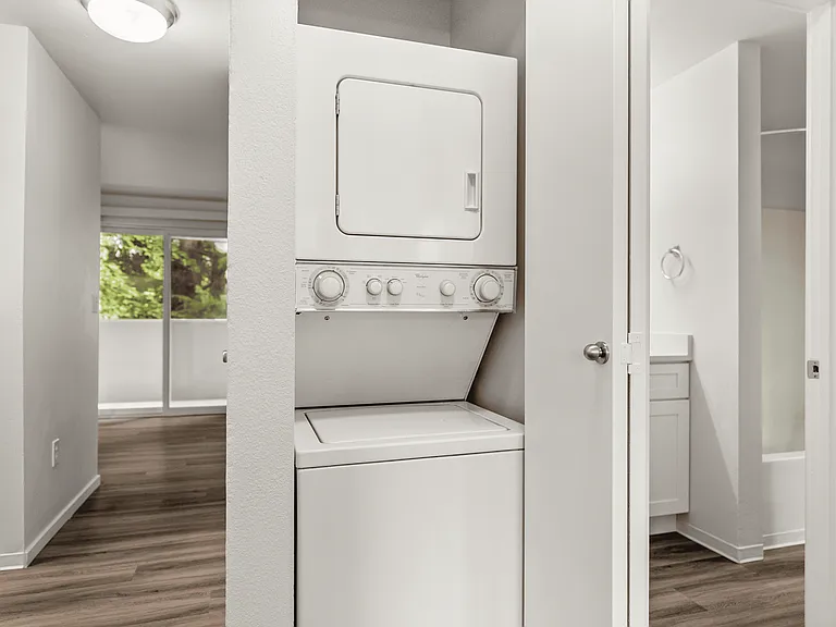 Convenient in-home laundry Convenient in-home laundry