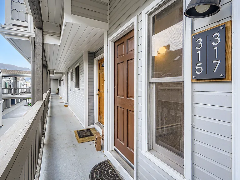 Welcome to Unit 315! You enter on the building's 2nd floor, drop your shoes/jacket/bike in the large entry area, and head up to the main floor.