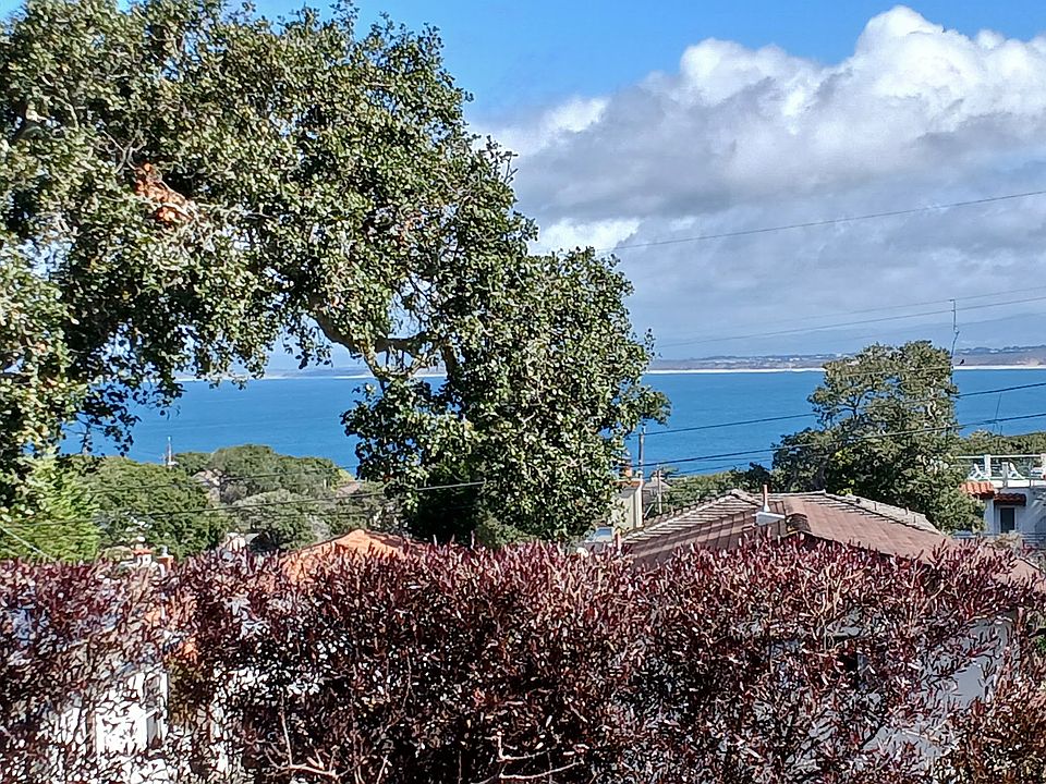 Ocean view from large private decking