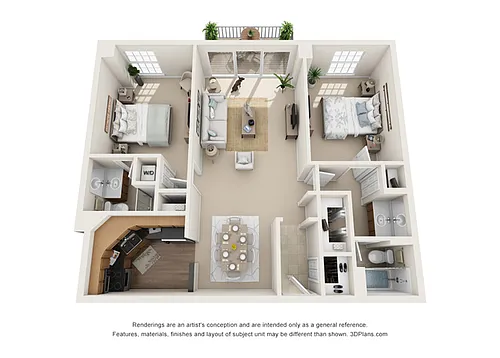 Floor plan Marseilles - Associates