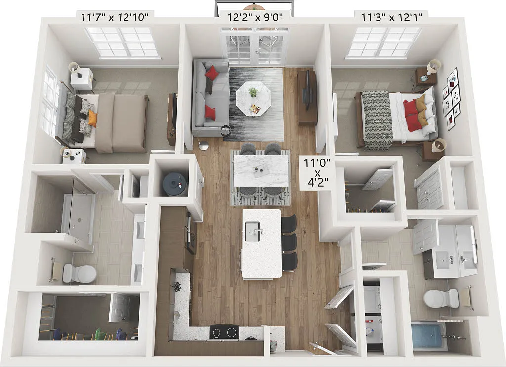 Floor plan B1