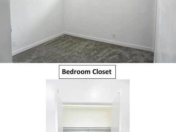 Bedroom and Closet with Lights