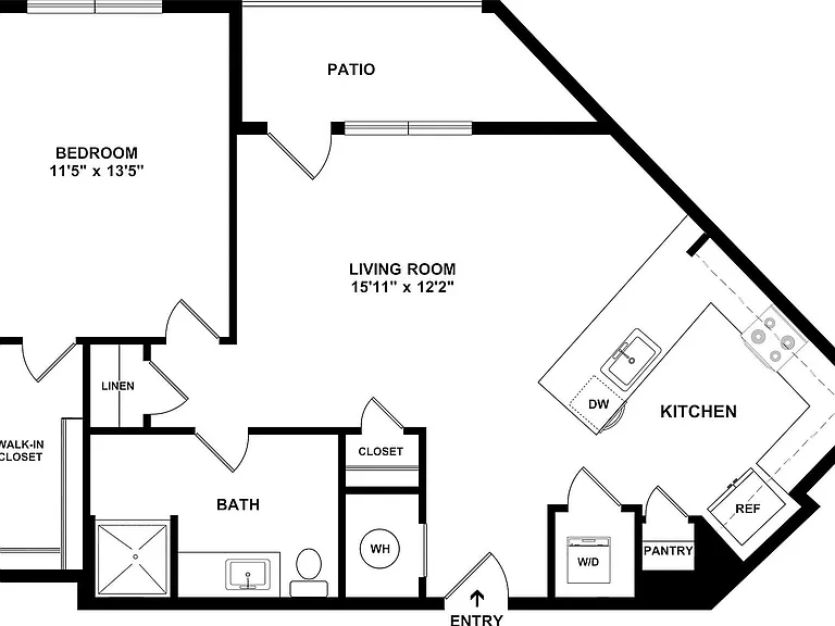 A2 Floor plan W Dimensions A2 Floor plan W Dimensions