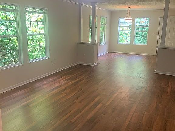 Dining room from living room