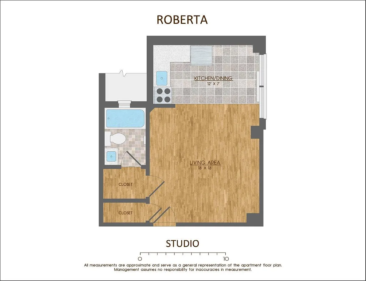 Floor plan Studio