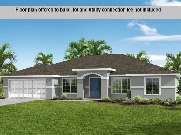 Worthington II Plan ON YOUR LOT Plan, Palm Coast BUILD ON YOUR LOT