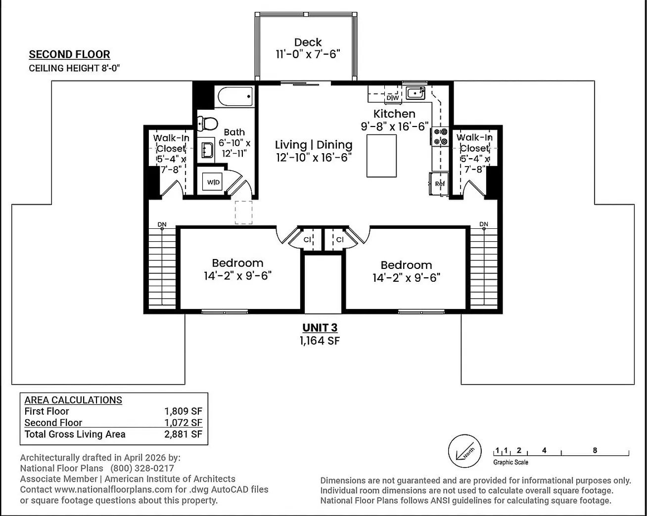 2 bed, 1072 sqft, $2,500 — Photo 2