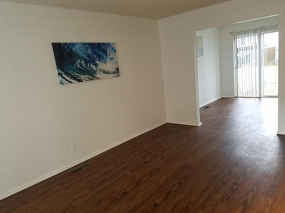 Large leaving and dining area