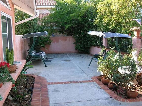 Front Patio & Rose Garden