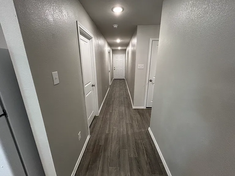 Entryway shot from kitchen area