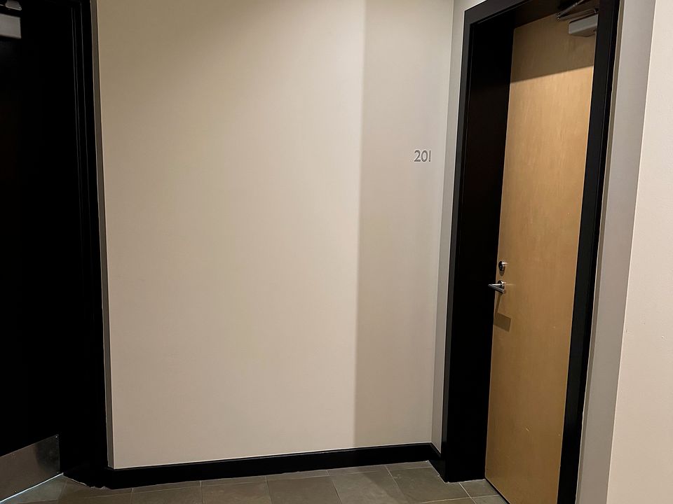 Entrance to the unit 201.