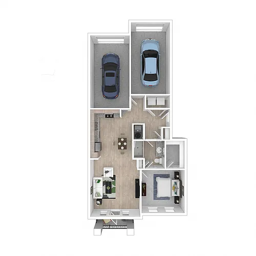 Floor plan A3.2 HCA w/ 2-car Garage