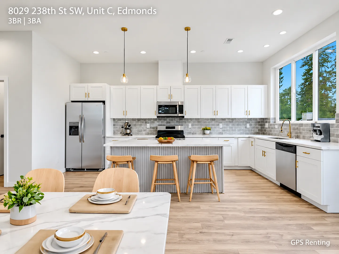 Brand-New 3-Bedroom, 3-Bathroom Townhome in Edmonds — Photo 3