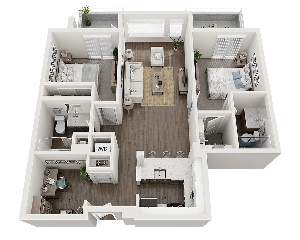 Floor plan B2DD