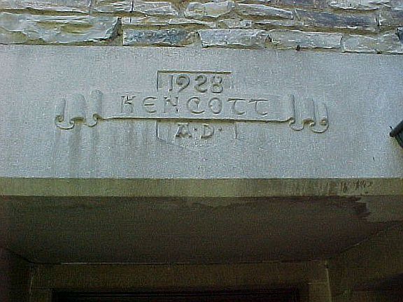 Original Kencott nameplate