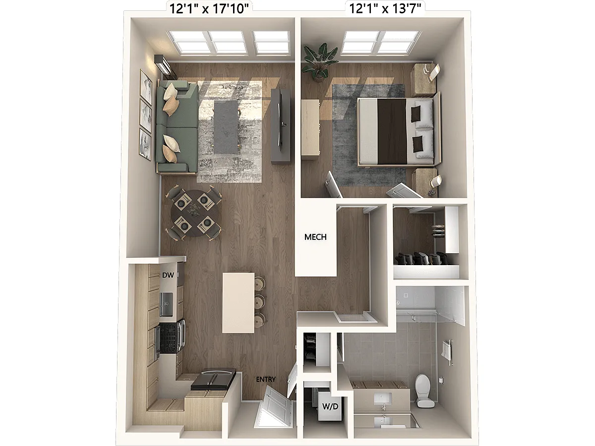 Floor plan A3m2-Base