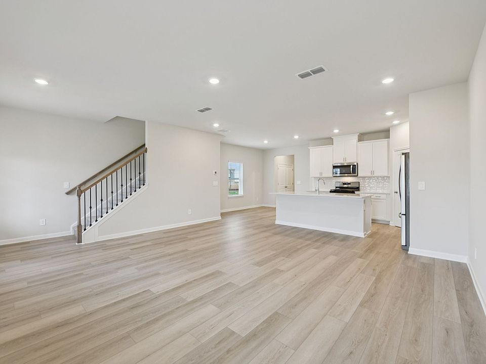 Great room in the Lewiston floorplan at a Meritage Homes community in Atlanta, GA.