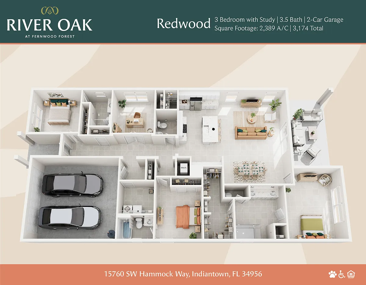 Floor plan Redwood