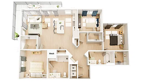 Floor plan C1-HC