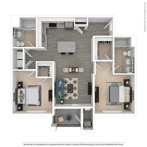 Floor plan B2 The Freeport