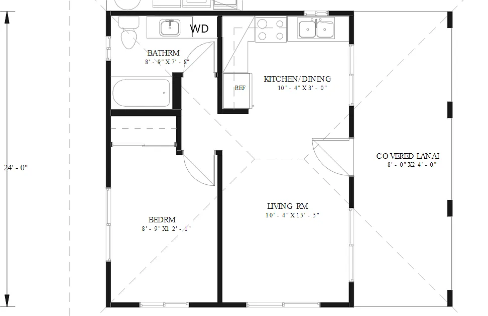1 bed, 672 sqft, $2,500 — Photo 3