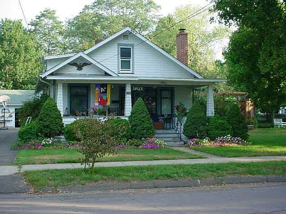 Front, gardens and garage