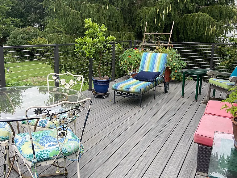 Deck (for current table see prior photos)