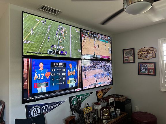 Every room has mounted TV this loft has 4 and 3 theater recliners w/speakers