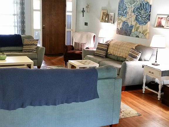 living room from dining