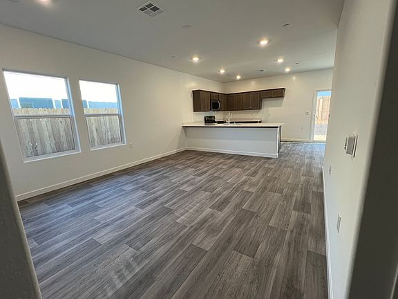 Kitchen and living room