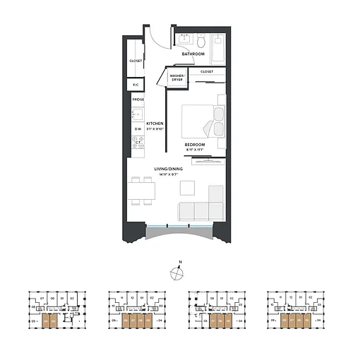 Floor plan W0804