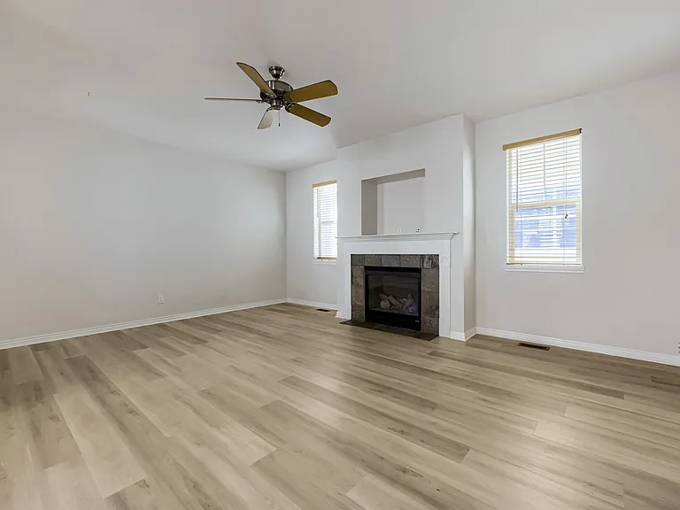 Main Floor Living Area w/ Gas Fireplace