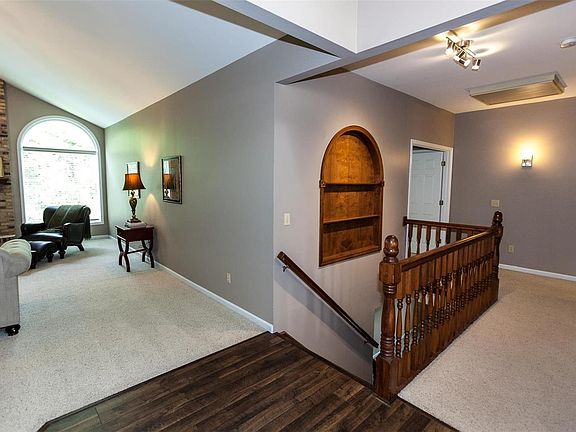 Entry foyer opens into great room & dining room.