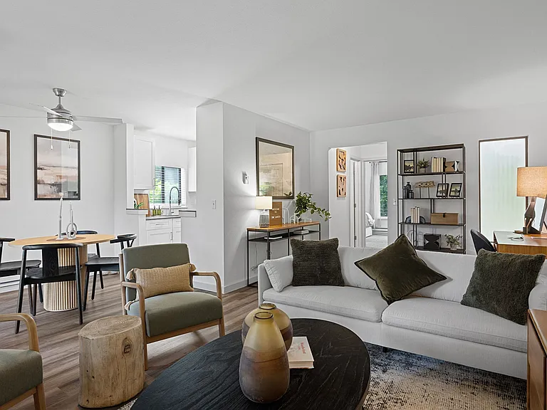 Spacious Living Room at The Lakes in Bellevue, WA 98007
