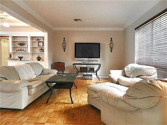 Open living space.. with built ins