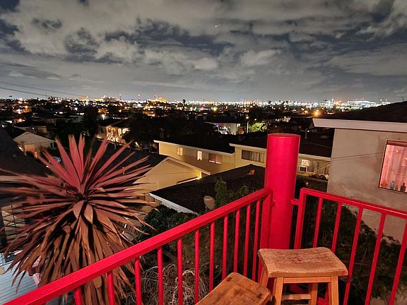 balcony view at night